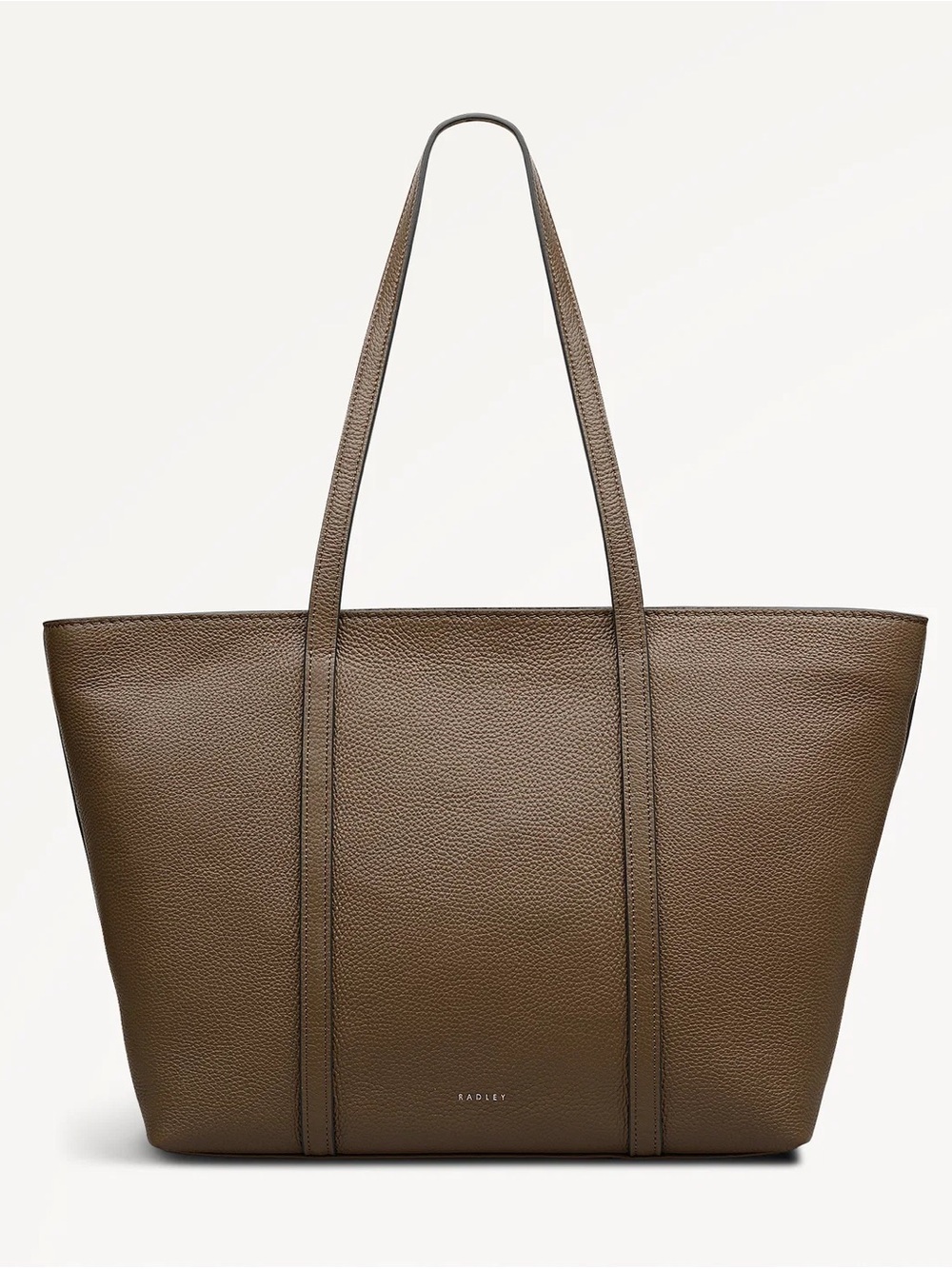 NWT Radley London The Weekly Leather Large Open Top Tote in Coffee